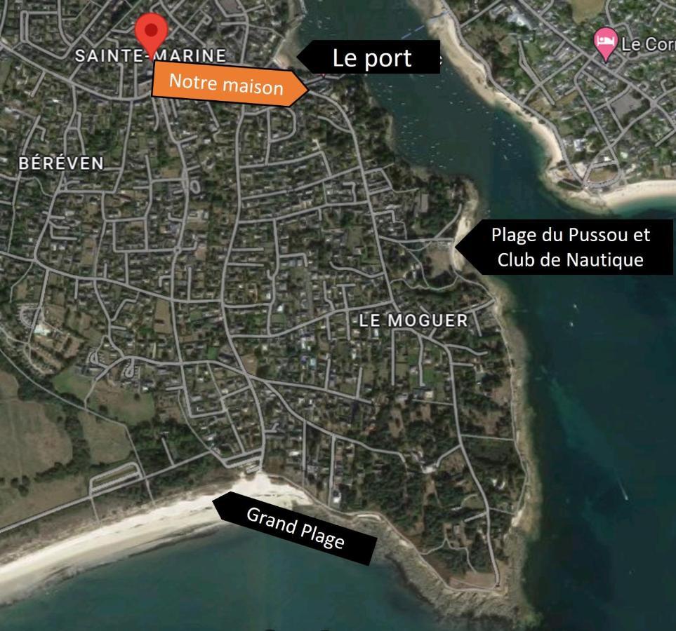 Charmante Maison Au Port De Sainte Marine Combrit Dış mekan fotoğraf
